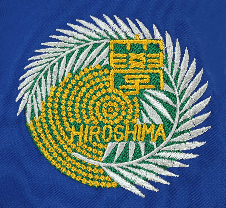 ロゴ刺繍の例
