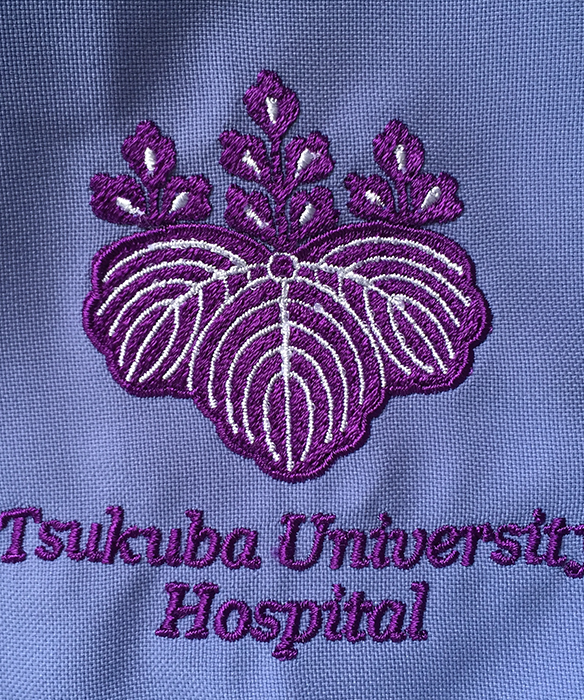 ロゴ刺繍の例