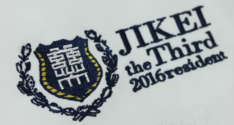 JIKEI the Third 2016 residents の刺繍（ディテール）