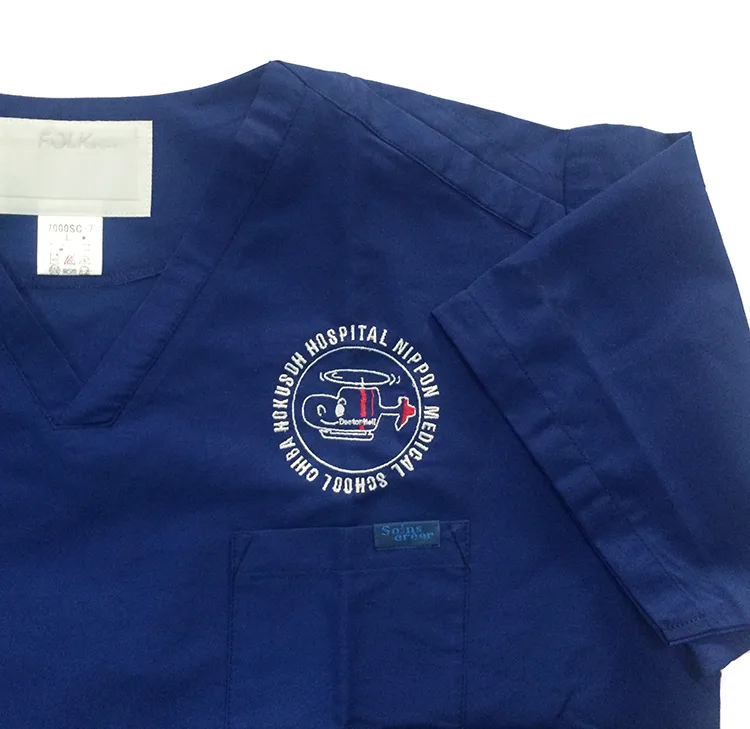 CHIBA HOKUSOH HOSPITAL Team Dental の刺繍（ディテール）