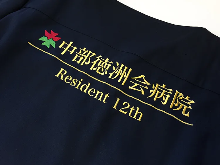 Resident 12th の刺繍（ディテール）