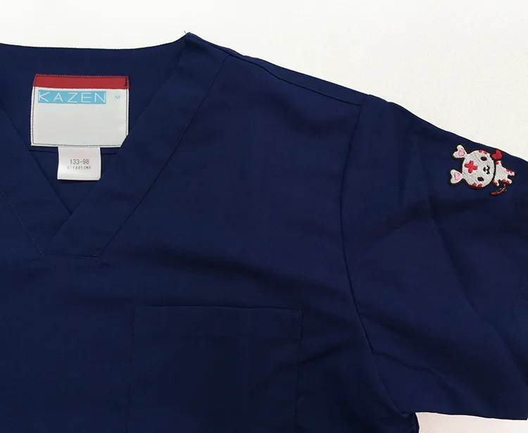 Fukushima Red Cross Hospital の刺繍（ディテール）