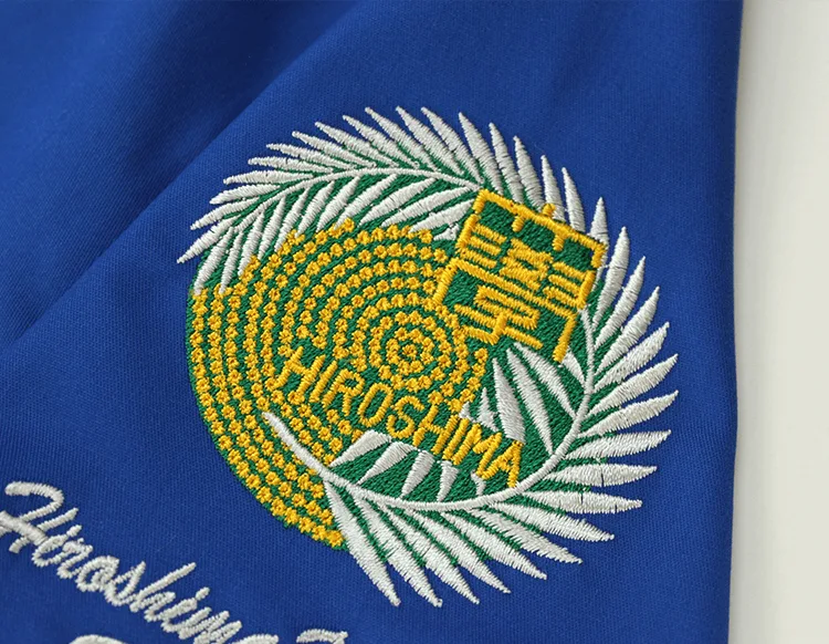 Hiroshima Univ. Med 23 の刺繍（ディテール）