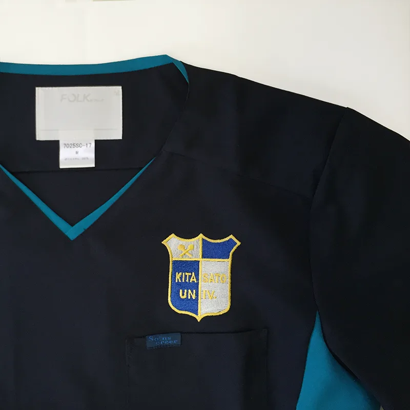 KITASATO UNIV. Kitasato Medical Volley Club の刺繍（ディテール）