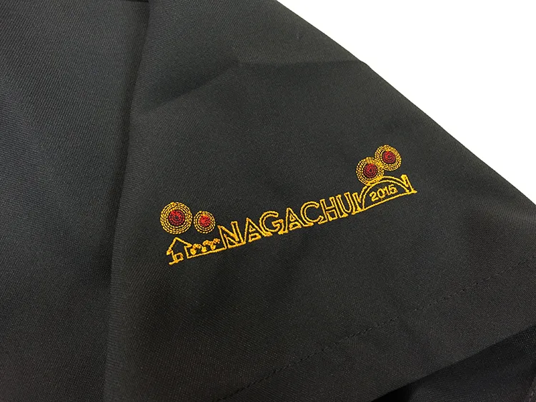 NAGACHU 2015 の刺繍（ディテール）