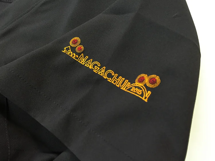 NAGACHU 2015 の刺繍（白衣・スクラブへの着用イメージ）