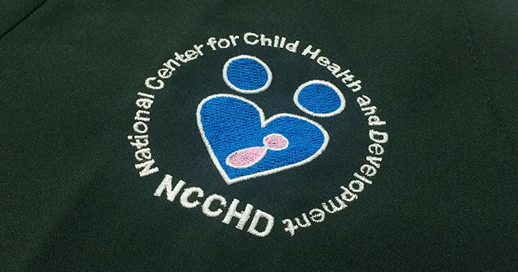 NCCHD の刺繍（ディテール）
