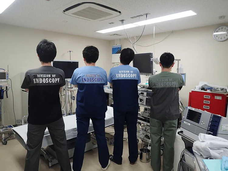 OKAYAMA GUT STUDY GROUP のオリジナル・オリジナルロゴ。医療スクラブ・白衣に施した刺繍の実績