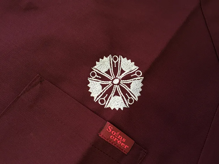 SAISEIKAI KAWAGUCHI 12th の刺繍（ディテール）