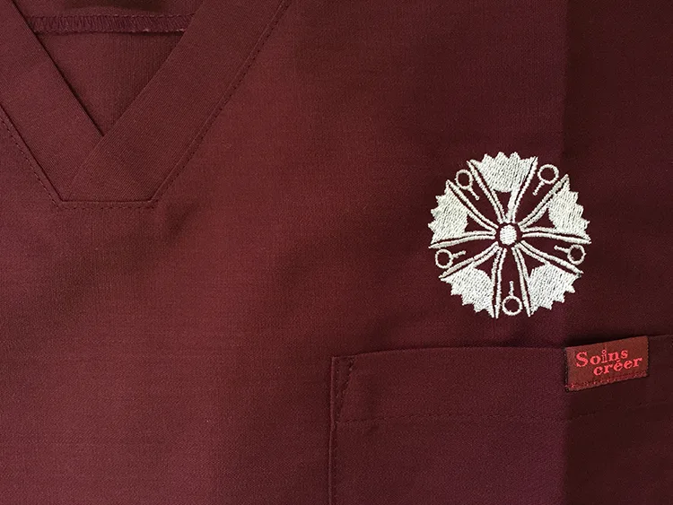 SAISEIKAI KAWAGUCHI 12th の刺繍（ディテール）