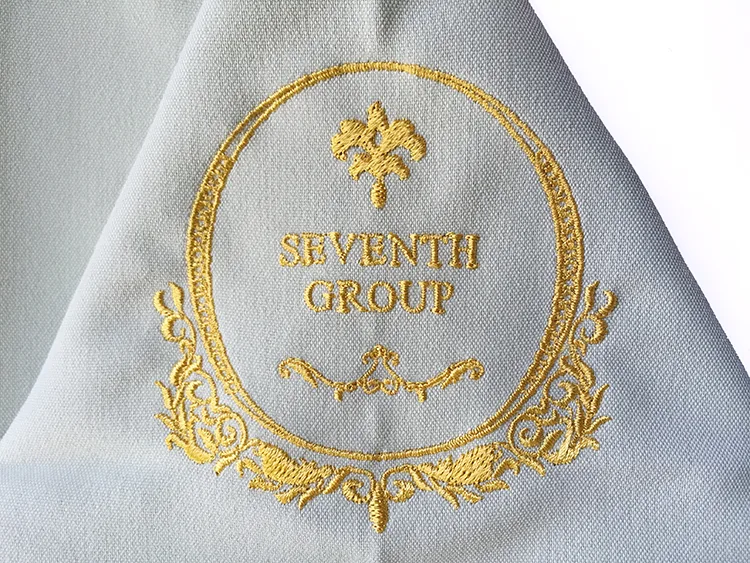 SEVENTH GROUP の刺繍（ディテール）