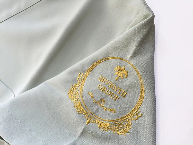 SEVENTH GROUP の刺繍（ディテール）