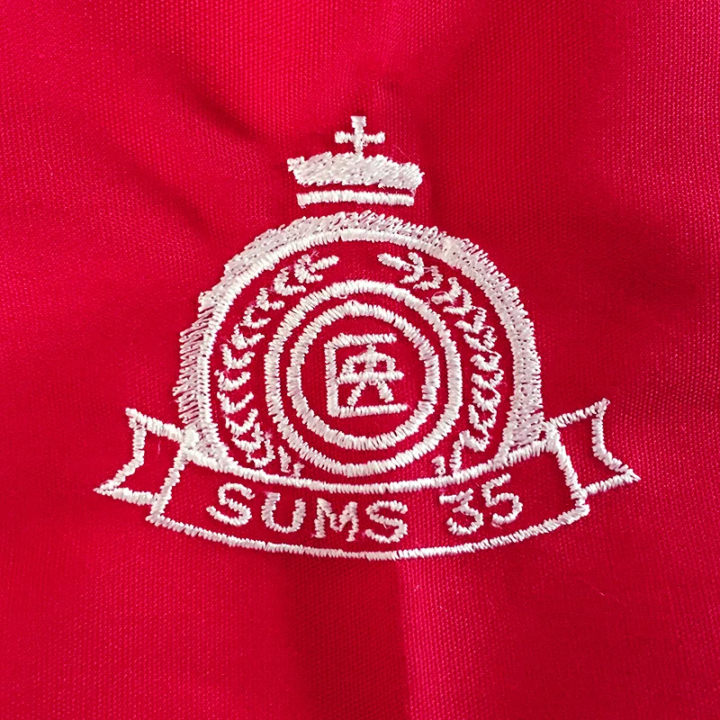35th Class の刺繍（ディテール）
