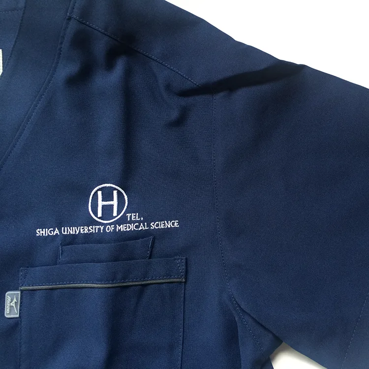 SHIGA UNIVERSITY OF MEDICAL SCIENCE の刺繍（ディテール）