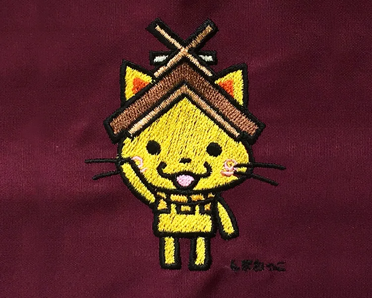 Shimane University Pediatrics のキャラクター・小児科。医療スクラブ・白衣に施した刺繍の実績