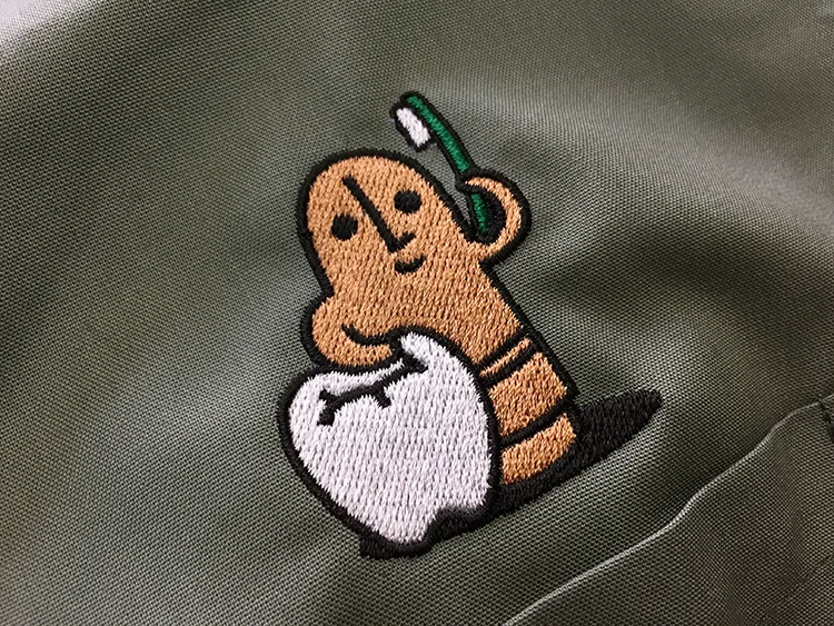 SUIYOUKAI の刺繍（ディテール）
