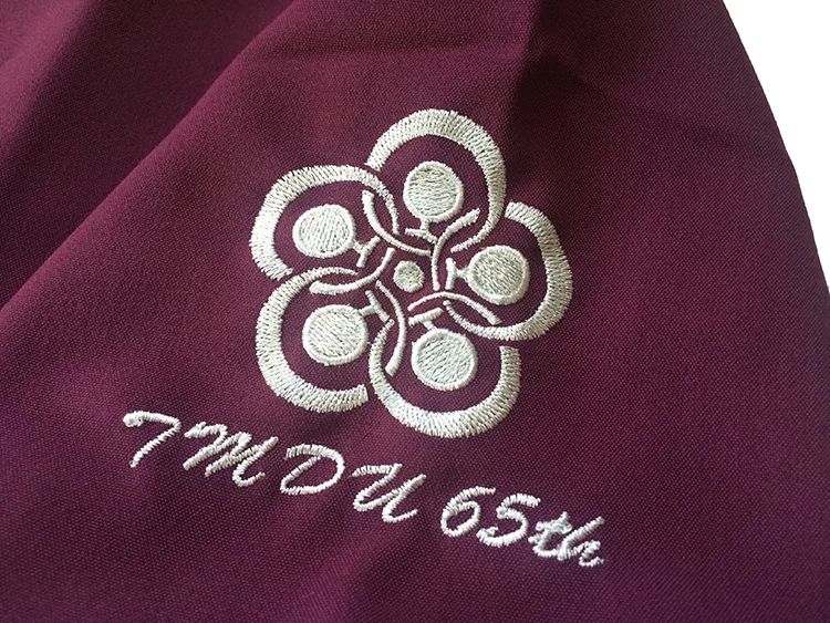 TMDU 65th の刺繍（ディテール）