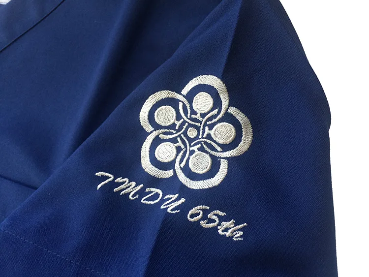 TMDU 65th の刺繍（ディテール）