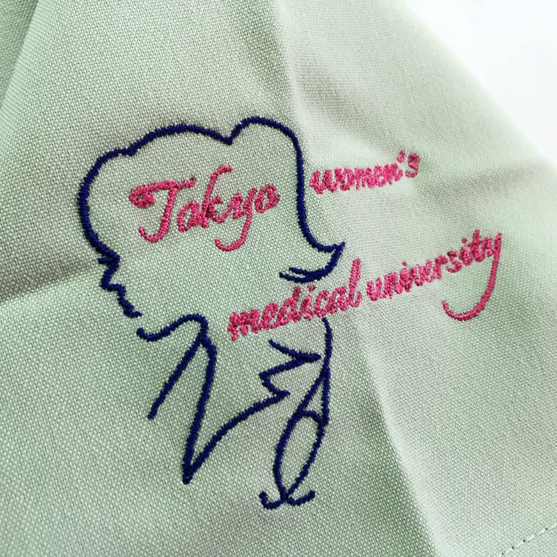 Tokyo women’s medical university の刺繍（ディテール）