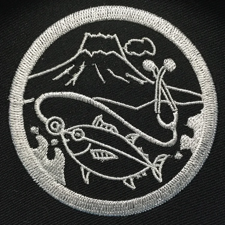Yaizu General Hospital の刺繍（ディテール）