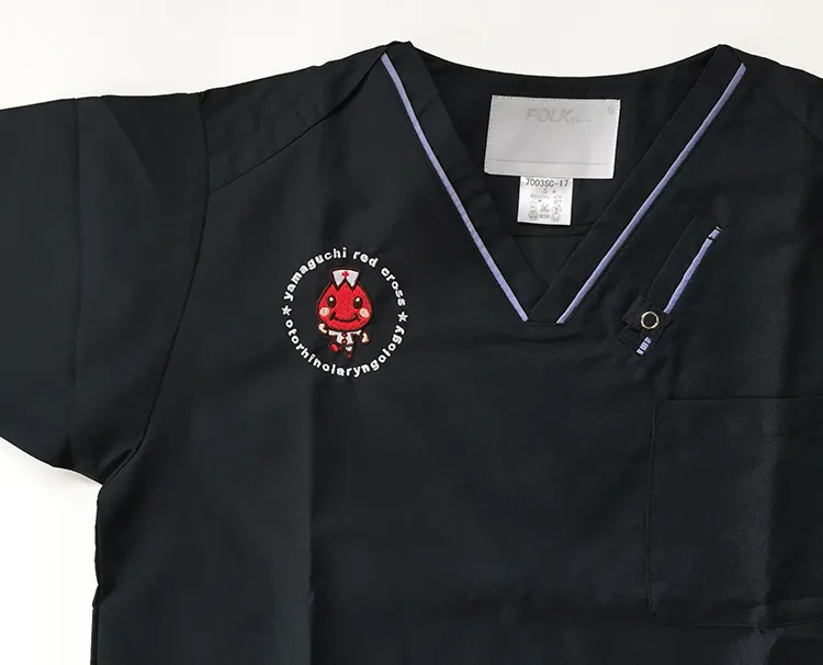 Yamaguchi Red Cross の刺繍（ディテール）