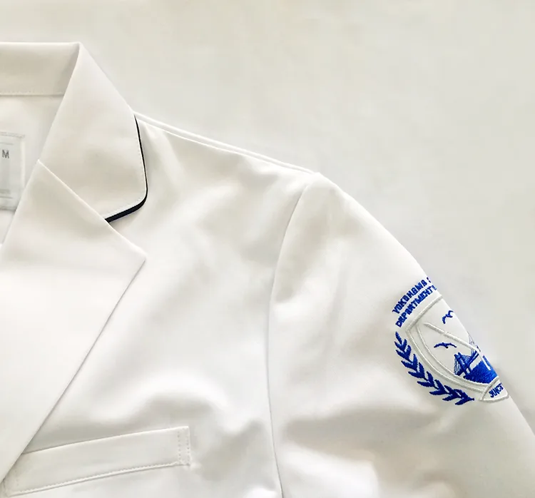 YOKOHAMA CITY UNIV.  DEPARTMENT OF SURGERY の刺繍（ディテール）