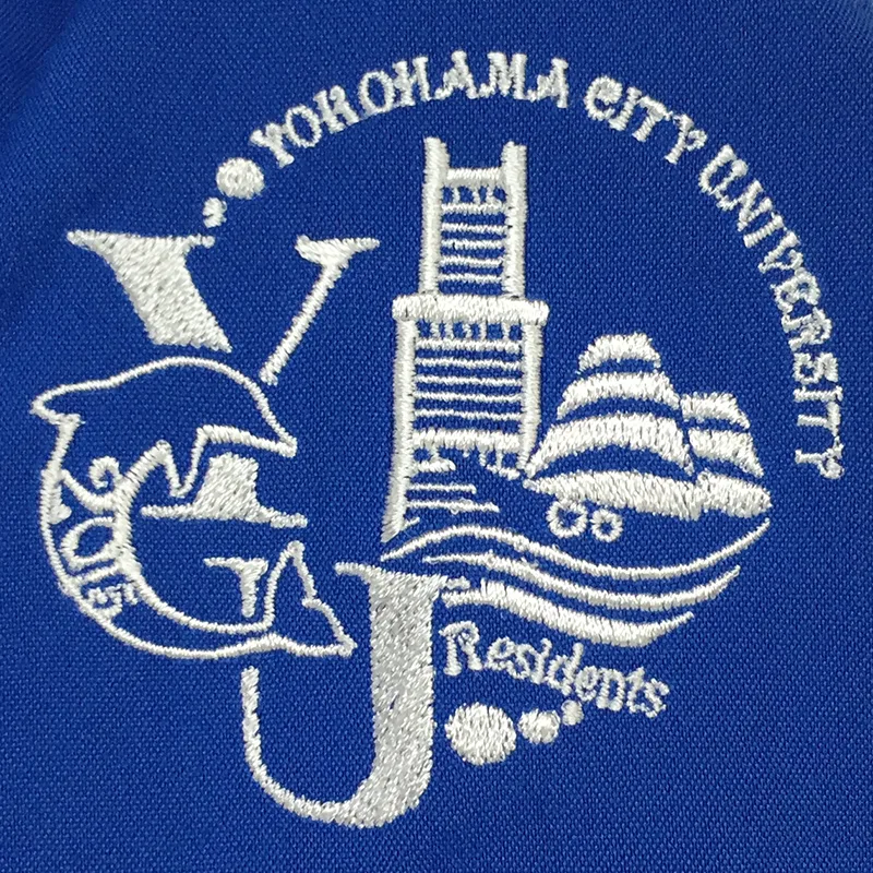 YOKOHAMA CITY UNIVERSITY 2015 Residents のキャラクター・建物。医療スクラブ・白衣に施した刺繍の実績