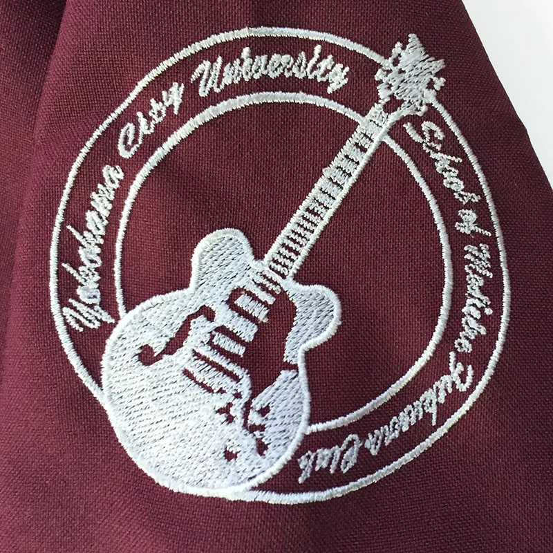 Yokohama City University  School of Medicine Fukuura Club の刺繍（白衣・スクラブへの着用イメージ）