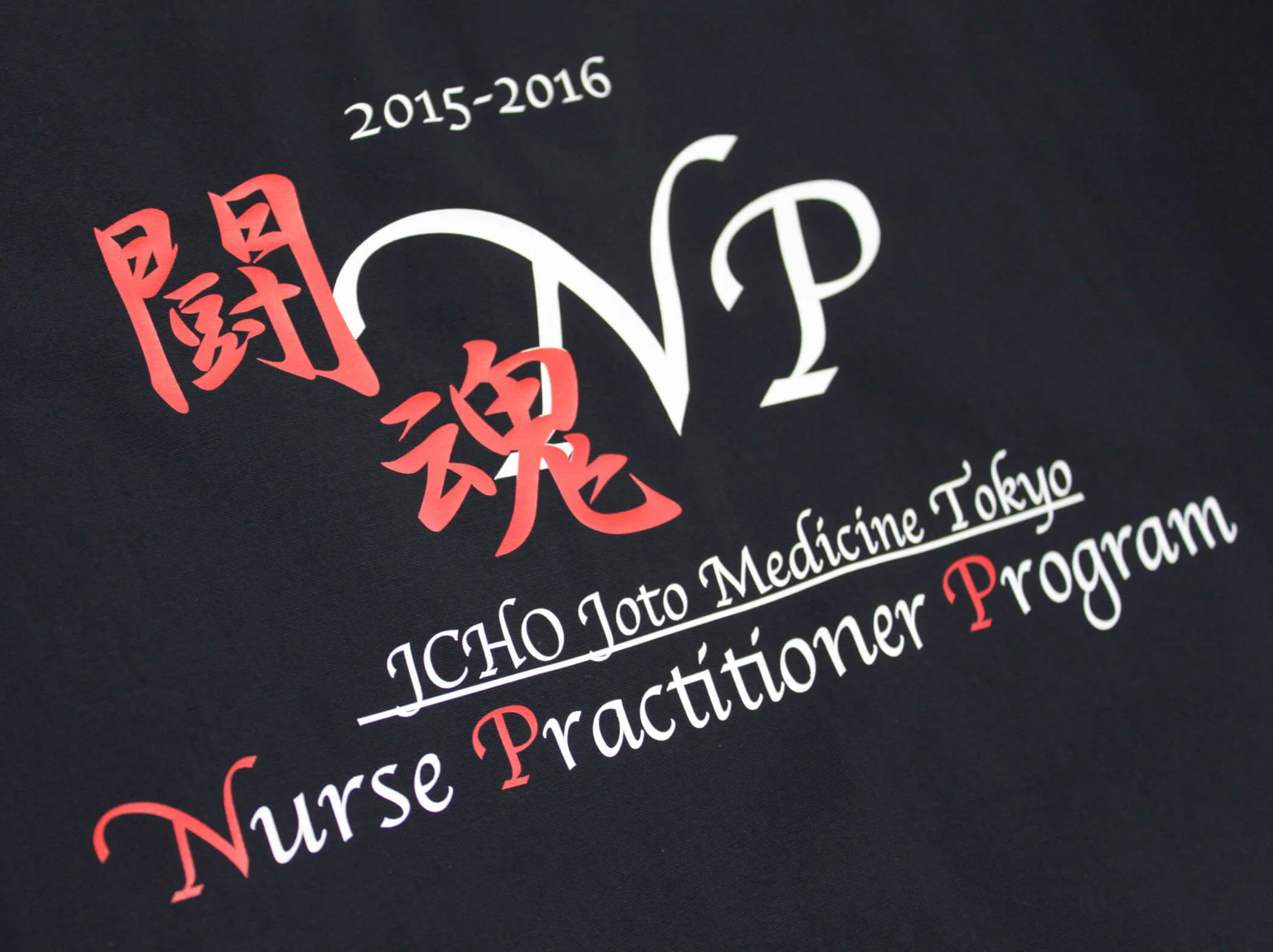 JCHO Joto Medicine Tokyo Nurse Plactitioner Program 2015 のプリント（ディテール）