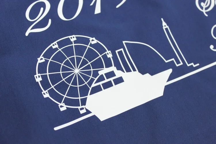 Minato Red Cross Hospital Independent School Alumni 2019 のプリント（ディテール）