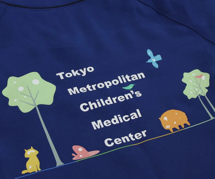 Tokyo Metropolitan Children’s Medical Center のプリント（ディテール）